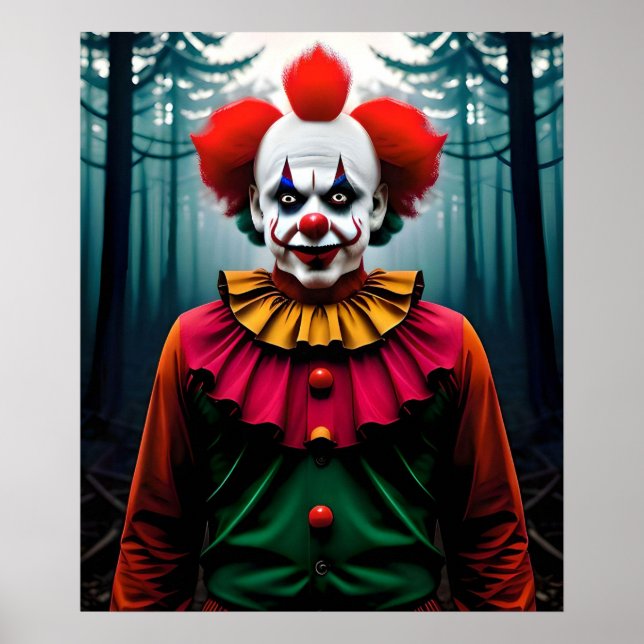 selbst schlanker Mann braucht einen Clown Poster (Vorne)