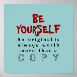 SELBST SEIN - 12x12 Poster #435