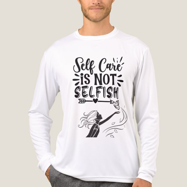 "Selbstachtung ist nicht egoistisch" Inspiration G Tri-Blend Shirt (Vorderseite)
