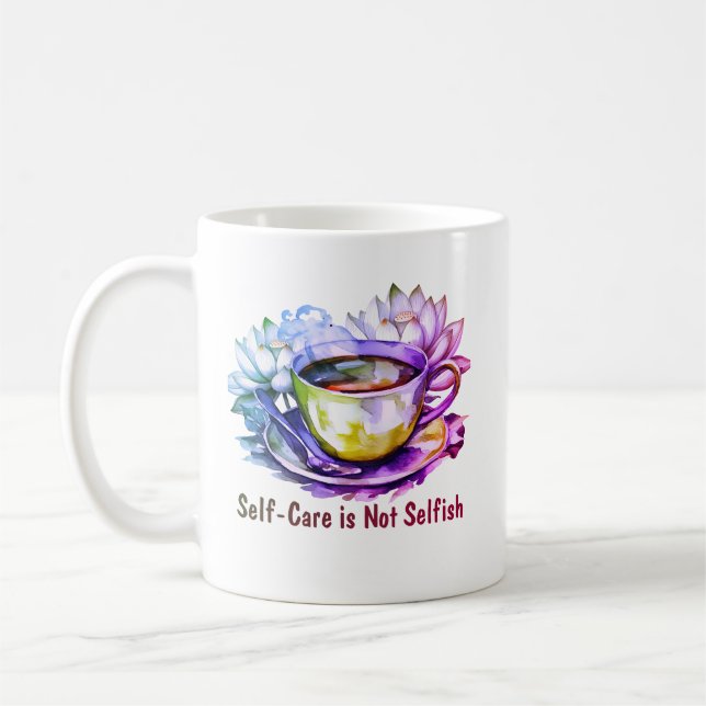 Selbstachtung ist nicht egoistisch kaffeetasse (Links)