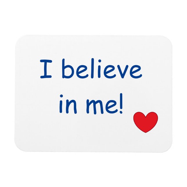 Selbstbejahend Magnet (Horizontal)