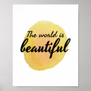 Selbstbejahungsworte für die Selbstversorgung durc Poster