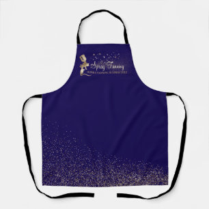 Selbstbräunungs-Sprayfarbe navy Schürze