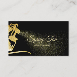 Selbstbräunungsspray Gold Visitenkarte
