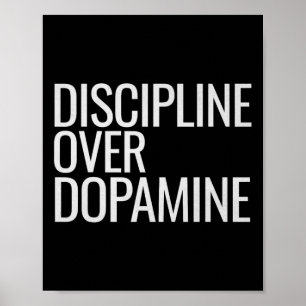 Selbstdisziplin über Dopamin Workout-Motivation G Poster