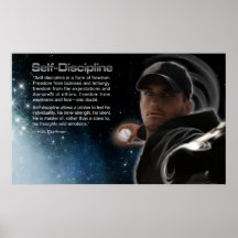 Selbstdisziplinarposter