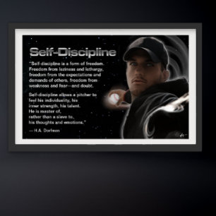 Selbstdisziplinarposter Poster