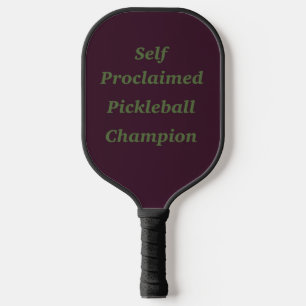 Selbsternannter Pickleball-Champion Pickleball Schläger