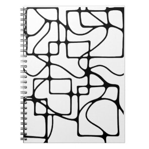 Selbstfärbende neurografische Kunst Notizblock