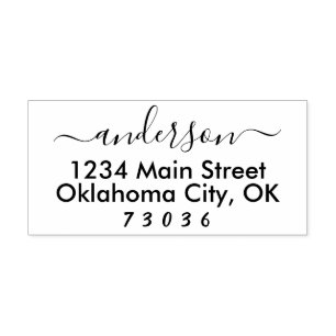 Selbstfärbender benutzerdefinierter Rücksende-Adre Permastempel