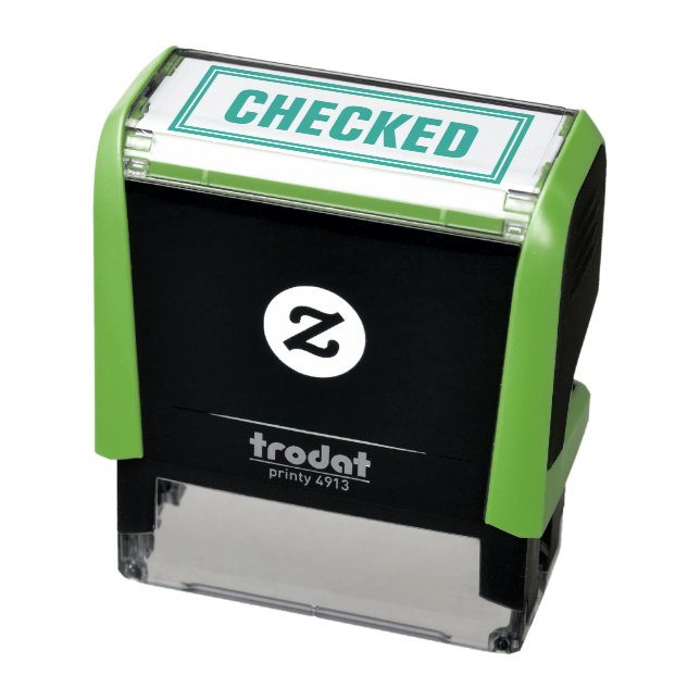 SELBSTFÄRBENDER STEMPEL OFFICE GEPRÜFT (Produkt)