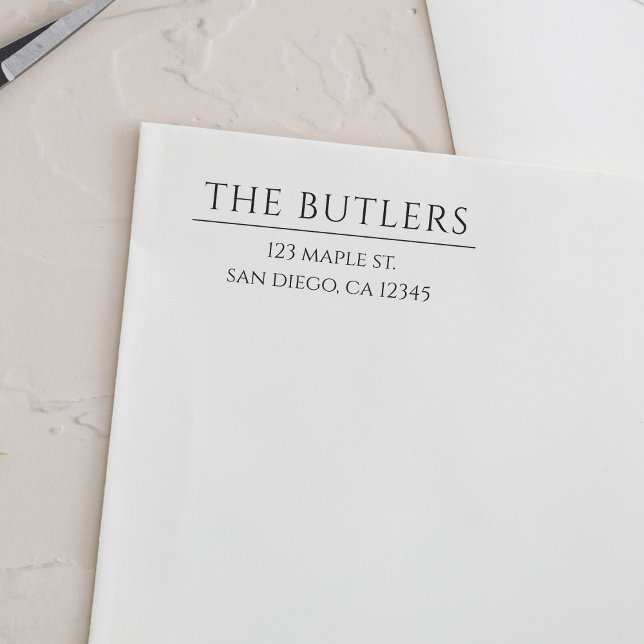 Selbstfarbige benutzerdefinierte Rücksendeadresse- Permastempel (Von Creator hochgeladen)