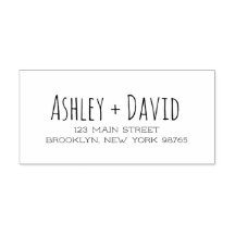 Selbstfarbige Briefmarke der handgeschriebenen Rüc