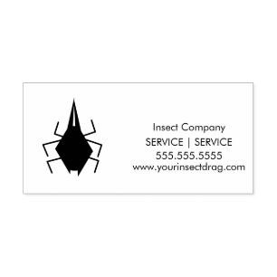 Selbstfarbige Briefmarke des Insekt Bug Pest-Firme Permastempel