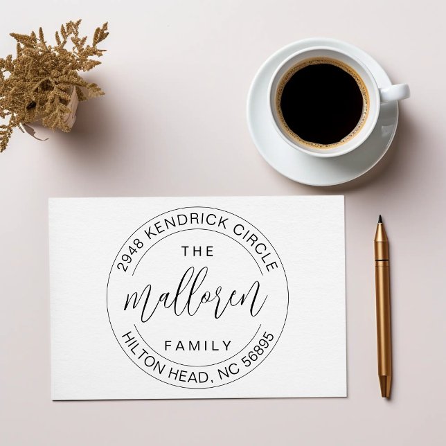 Selbstfarbige Rücksendeadresse Gummistempel (Von Creator hochgeladen)