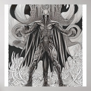 Selbstfarbiger Drachengott Poster