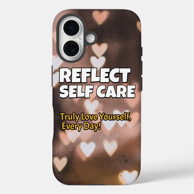 Selbstfürsorge-Handyhülle Case-Mate iPhone Hülle (Rückseite)