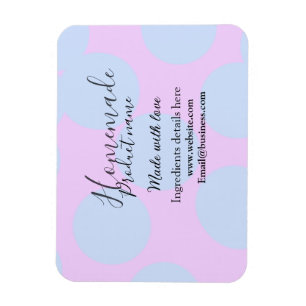 Selbstgebackene Bäckerei mit Liebe hergestellt Tex Magnet