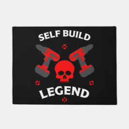 selbstgebaute Zuhause Fußmatte