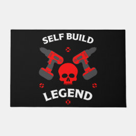 selbstgebaute Zuhause Fußmatte