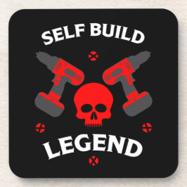 selbstgebaute Zuhause Getränkeuntersetzer