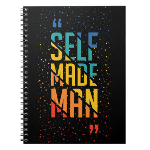 Selbstgebrannter Mann - LGBTQ+-Trans-Stolz Notizblock