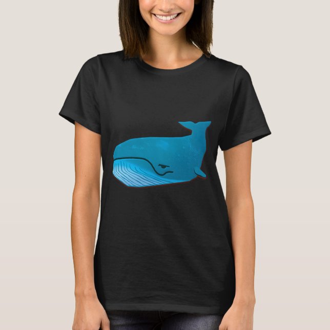 Selbstgefälliger Blauwal T-Shirt (Vorderseite)
