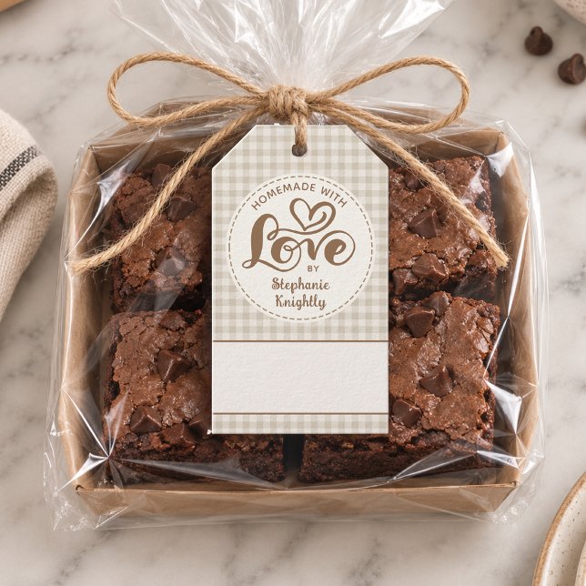 Selbstgemacht mit Liebe Geschenkanhänger (Von Creator hochgeladen)
