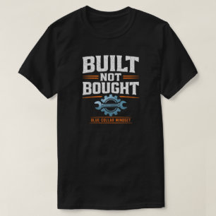 Selbstgemacht Nicht Gekauft Blaue-Kragen-Stolz Arb T-Shirt