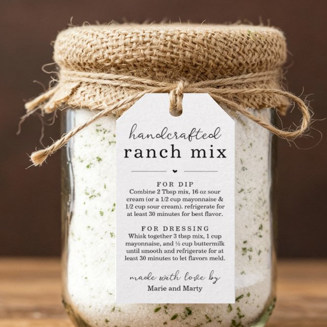 Selbstgemachte Ranch-Mix-Geschenkanhänger Geschenkanhänger (Von Creator hochgeladen)