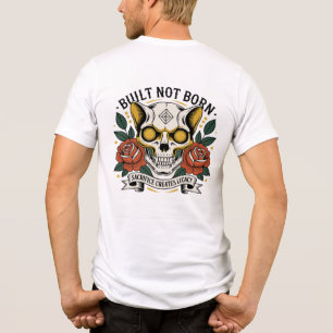 Selbstgemachte Stärke - Traditionelle Tattoo-Motiv Tri-Blend Shirt