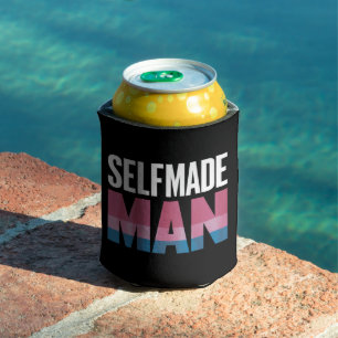 Selbstgemachter Mann Transgender Trans Pride-Flagg Dosenkühler
