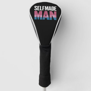 Selbstgemachter Mann Transgender Trans Pride Flagg Golf Headcover
