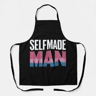 Selbstgemachter Mann Transgender Trans Pride Flagg Schürze