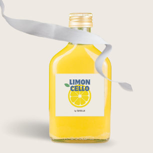 Selbstgemachter Moderner Creme Kraft Limoncello Li Quadratischer Aufkleber