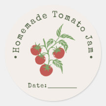 Selbstgemachter Tomatenmarmelade-Einmachdatum Dunk