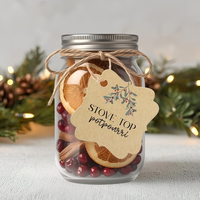 Selbstgemachter Weihnachts-Stovetop-Potpourri als  Geschenkanhänger (Von Creator hochgeladen)
