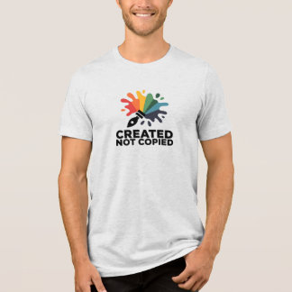 Selbstgemachtes, nicht Kopiertes Künstler-Shirt Tri-Blend Shirt