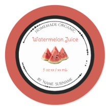 Selbstgemachtes organisches Wassermelonen-Saftetik