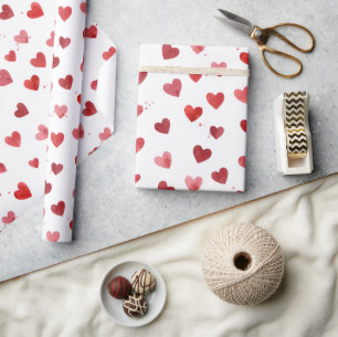 Selbstgemachtes Valentinsgeschenk für Ihren Freund Geschenkpapier