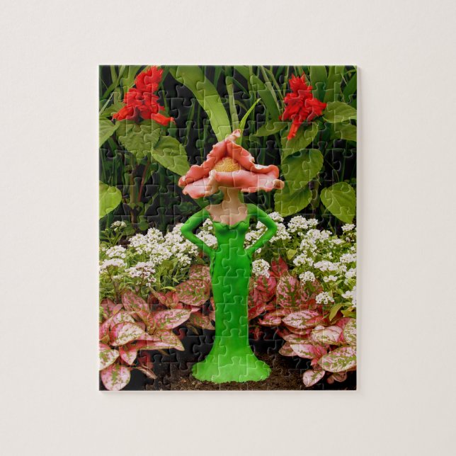 Selbstgenügendes Gartenrätsel Puzzle (Vertikal)