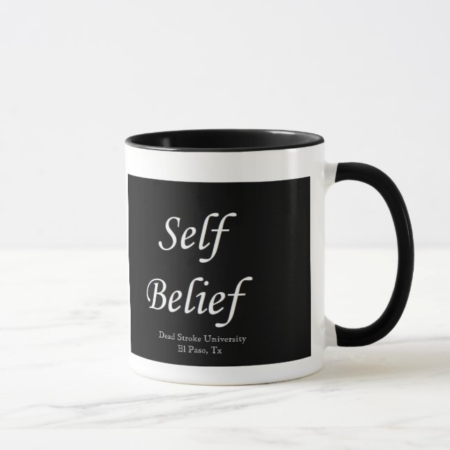 Selbstglaubenskaffee-Tasse Tasse (Rechts)
