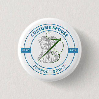 Selbsthilfegruppe für Kostüm-Ehepartner Button