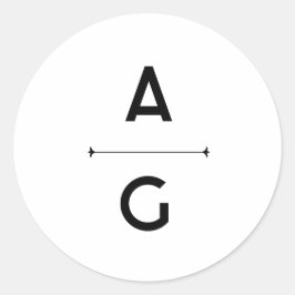 Selbstklebendes Etikett für Lettrus-Marige Runder Aufkleber