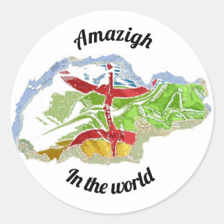 Selbstklebendes Namensschild Runder Aufkleber