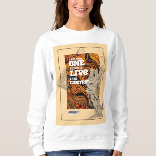 Selbstkontroll-Motivations-Sweatshirt Sweatshirt
