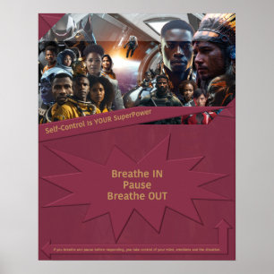 Selbstkontrolle ist Ihr SuperPower Poster