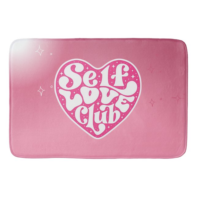Selbstliebe-Club Badematte (Vorderseite)