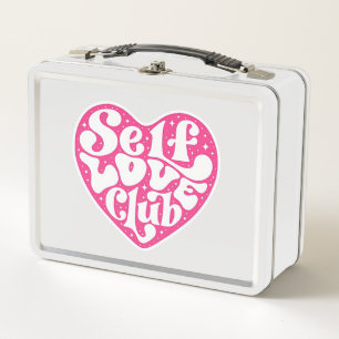 Selbstliebe-Club Metall Brotdose