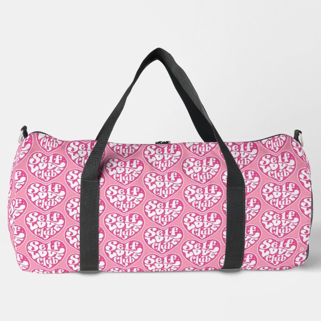 Selbstliebe-Club-Tasche Duffle Bag (Vorderseite)